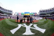 Opening Day intoductions. Boston Red Sox v Yankees